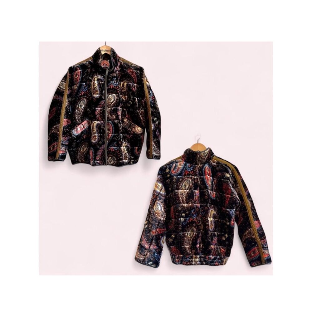 Johnny Was Dolman Quilted Velvet Jacket - Picture 3 of 16